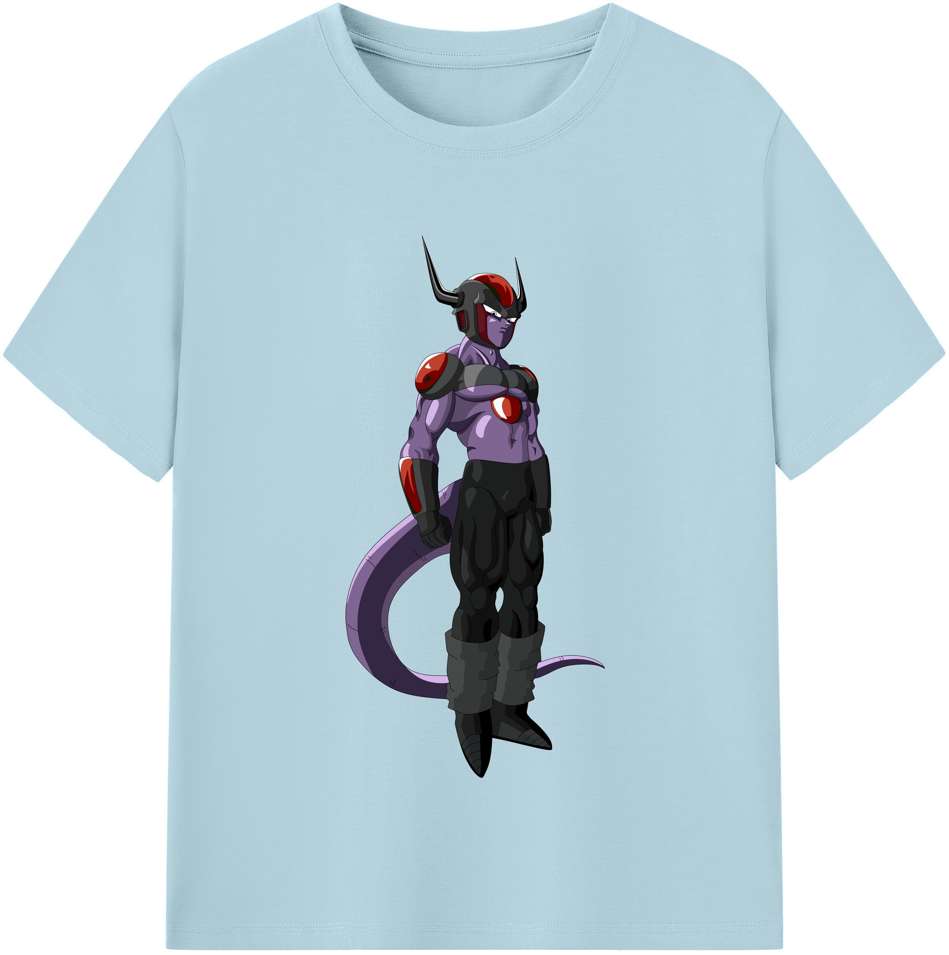 （画像用） ドラゴンボール フリーザ DRAGON BALL Frieza 綿100％半袖Tシャツ（フロントプリント）